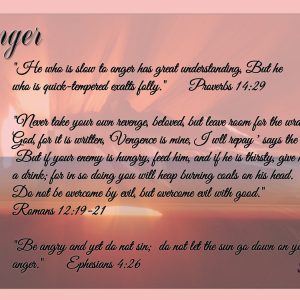 God's promises Card - Anger