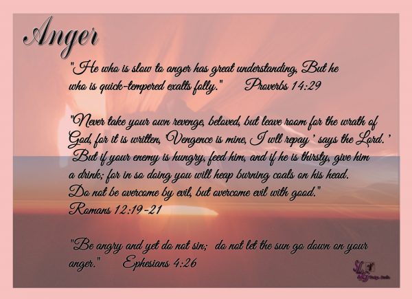 God's promises Card - Anger